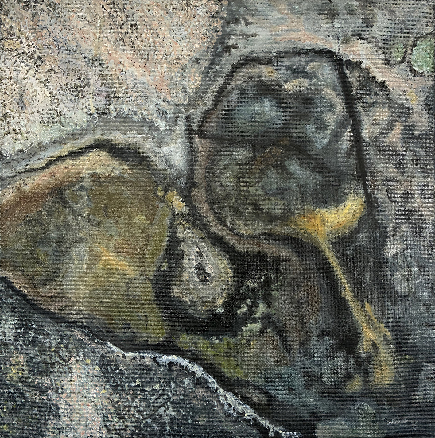 arkipelago 5, oil on canvas, 40 x 40 cm, 2026